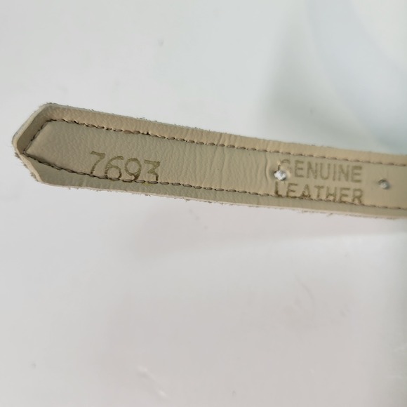 RJM Belt Colorful Gemstone Gold Buckle Genuine Leather Belt Small - Picture 8 of 8